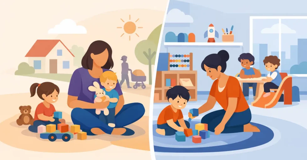 Childminder Versus Nursery Care for Your Family