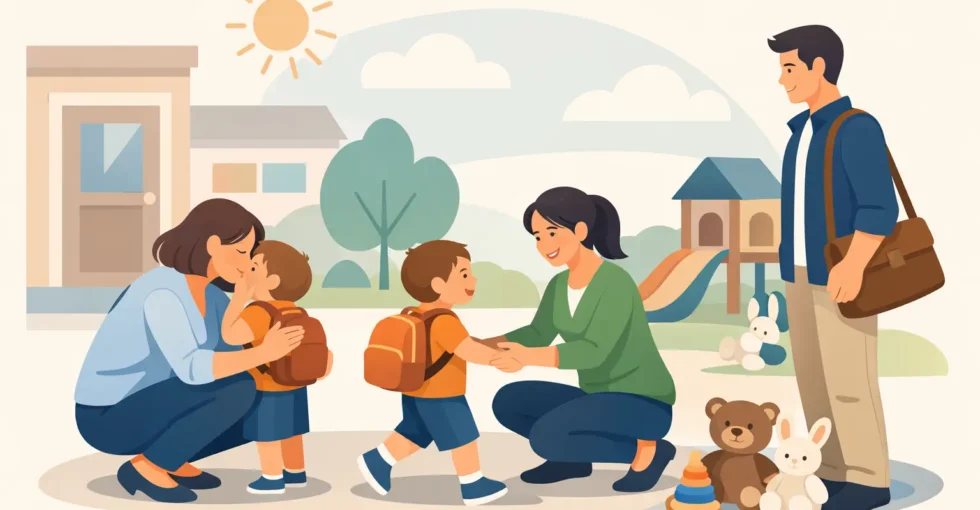 How to Manage Nursery Drop Offs Without Tears