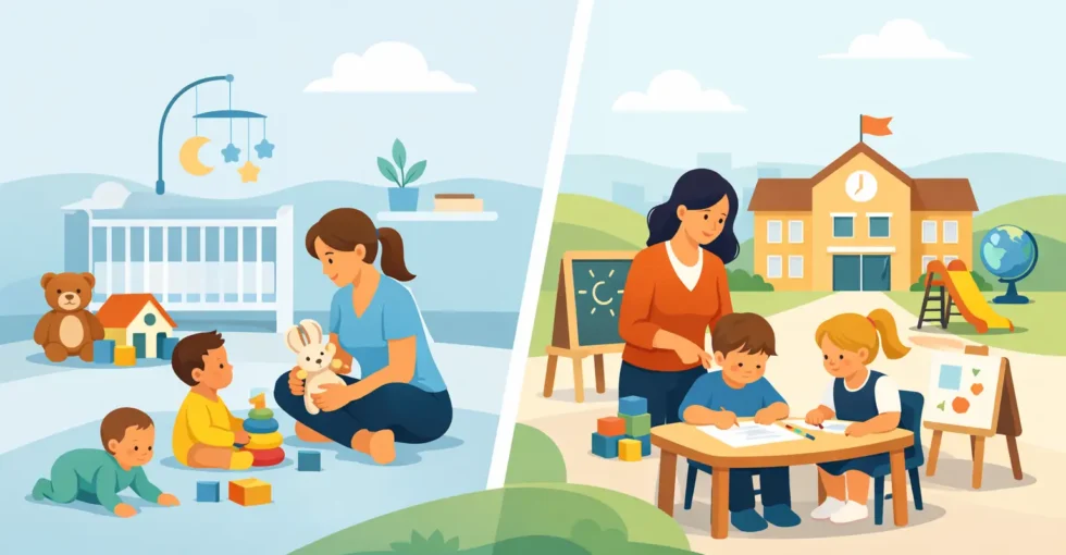 Nursery versus Preschool UK: What to Know