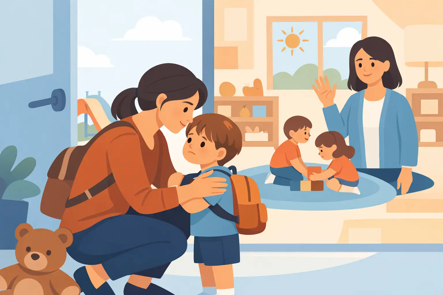 Helping With Preschool Separation Anxiety
